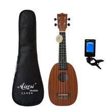 Load image into Gallery viewer, Aiersi brand 21 inch ukelele mahogany Soprano gecko ukulele musical instrument  guitar
